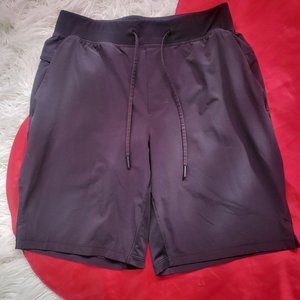Black Lululemon Mens Athletic Shorts